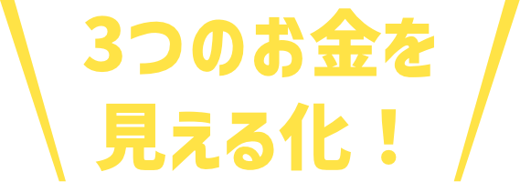 3つのお金を見える化!